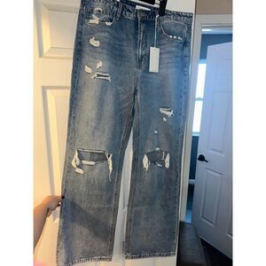 Distressed Blue Jeans Thea Flying Monkey